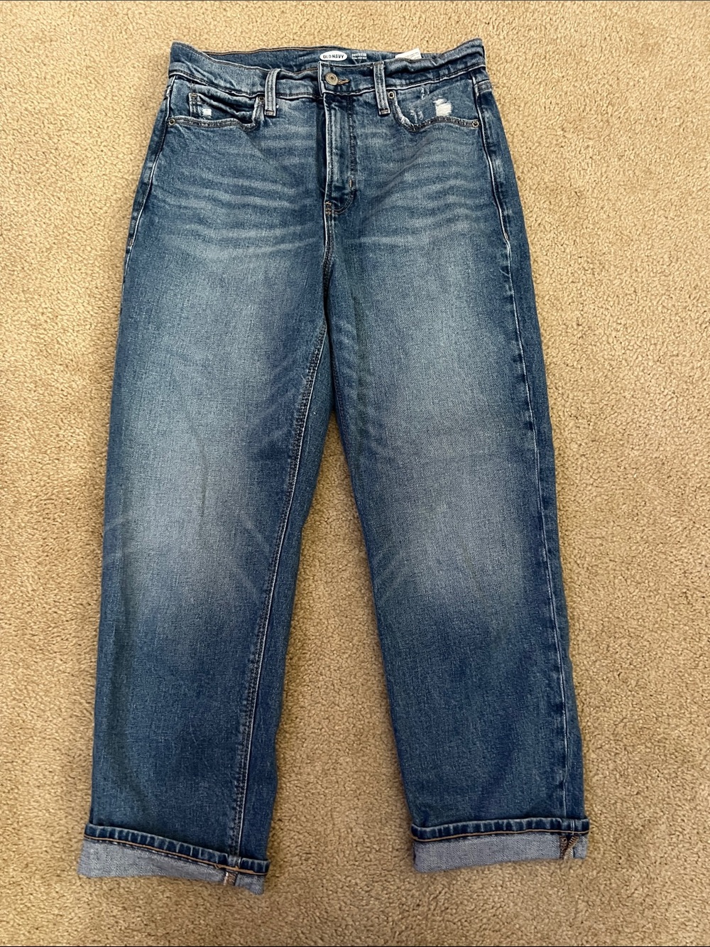Old Navy Boyfriend high waist 8
